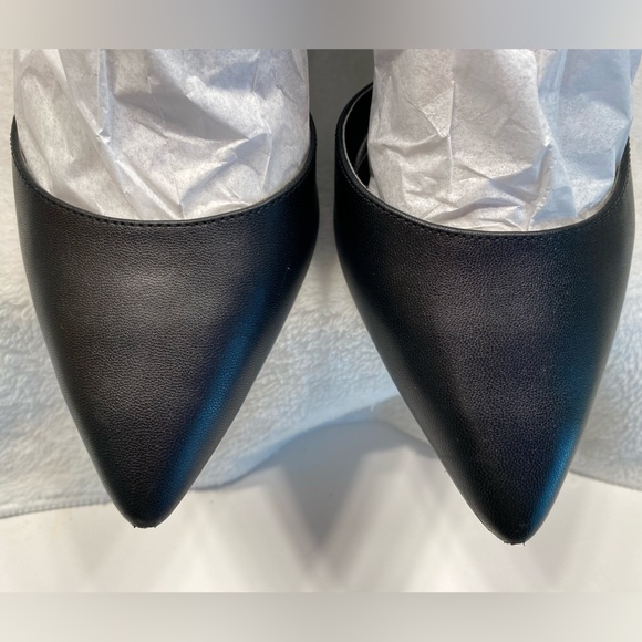 Sz 9 BCBGeneration BG-Tempest Black Vintage Devon Leather High Heel Wedge… - Picture 3 of 16